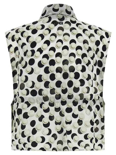 Polka dot crop top