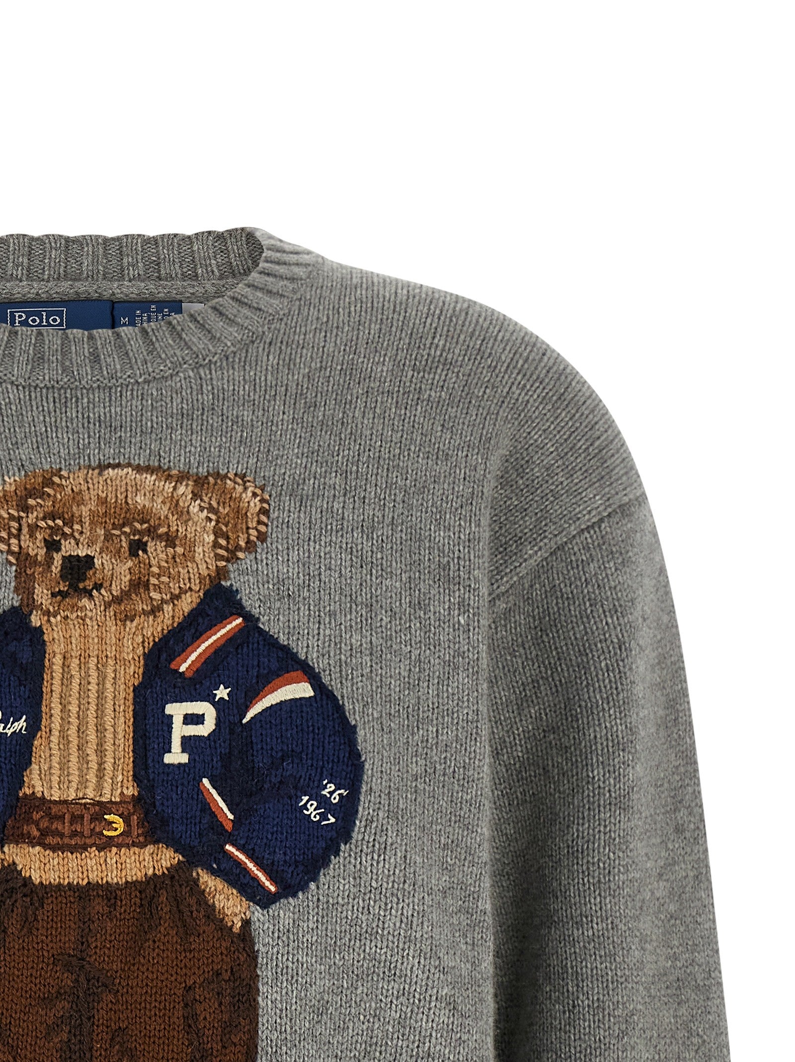 Polo Ralph Lauren 'Polo Bear' intarsia sweater