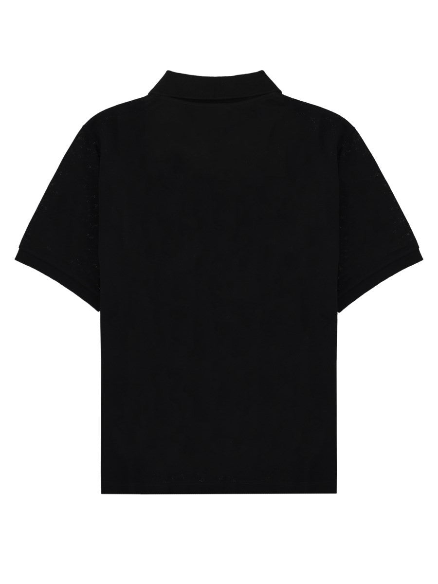 Saint Laurent Polo Cassandre In Cotone
