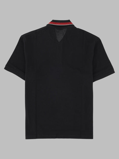 Versace Polo Con Logo E Ricamo "Greca"