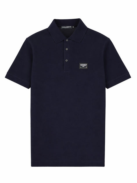 POLO CON PATCH LOGO