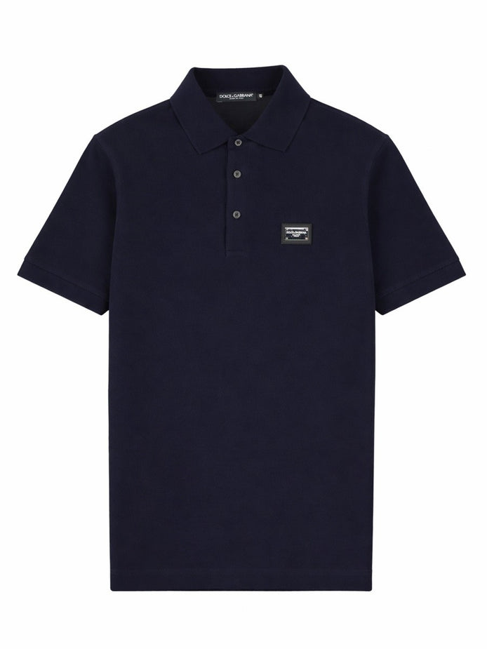 POLO CON PATCH LOGO