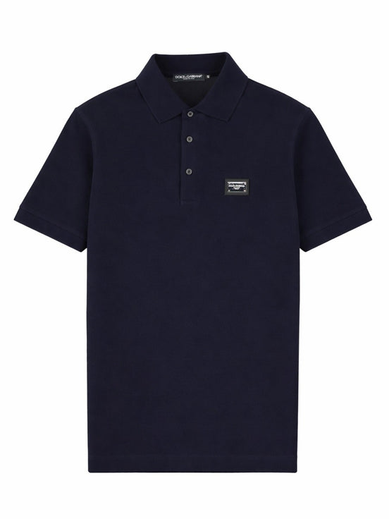 POLO CON PATCH LOGO