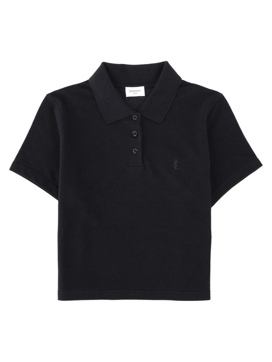 Polo Corta Cassandre In Piqué Di Cotone