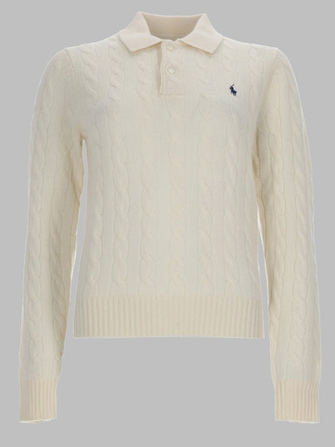 POLO IN MAGLIA CON LOGO