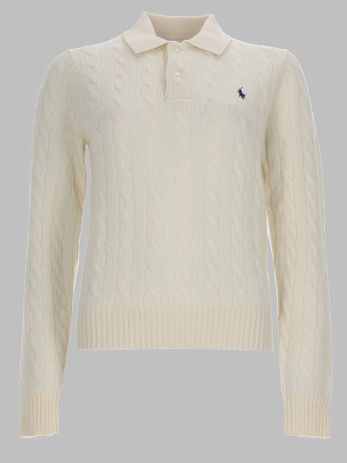 POLO IN MAGLIA CON LOGO