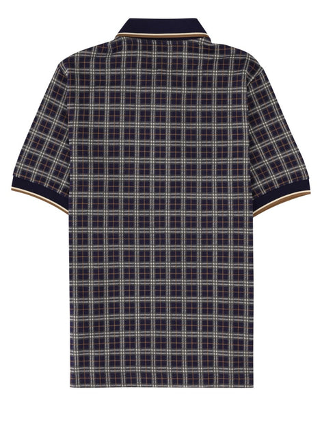 Burberry Polo in misto cotone Check