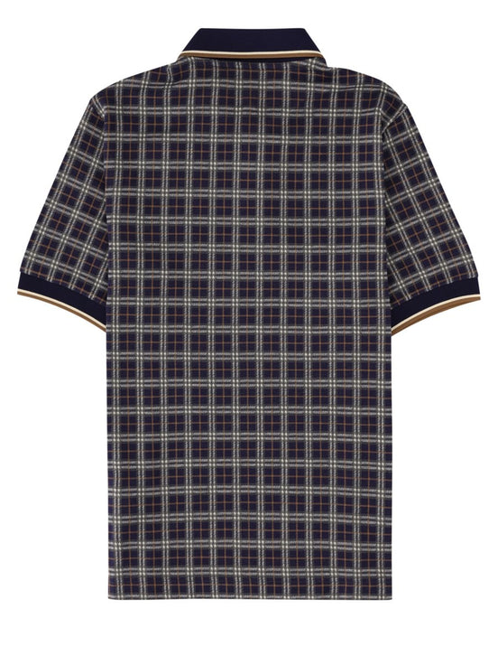Burberry Polo in misto cotone Check