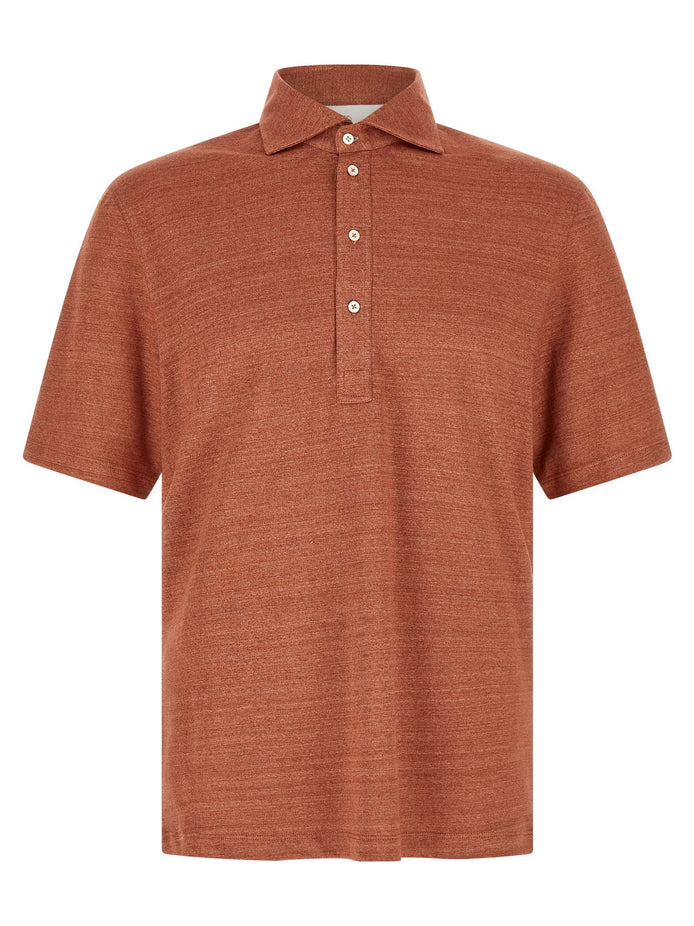 Polo jersey mélange