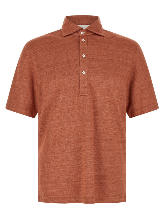 Polo jersey mélange