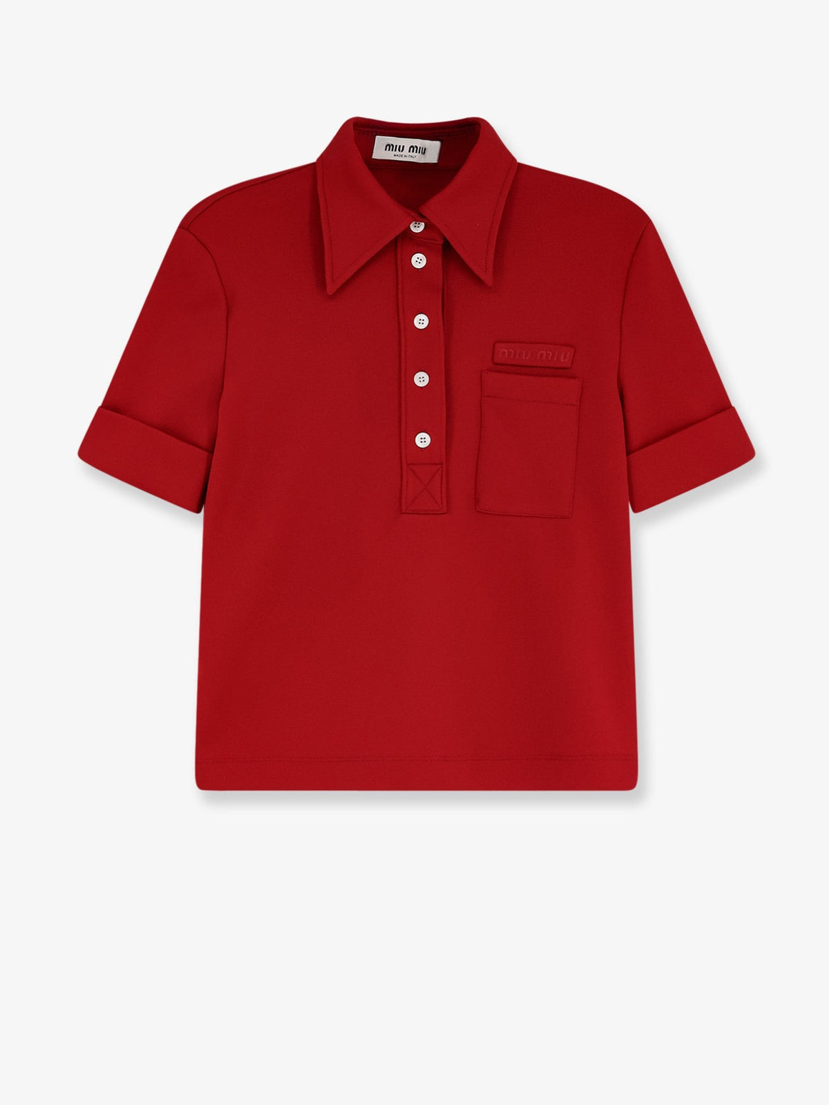 Polo Shirt with Lettering Logo patch