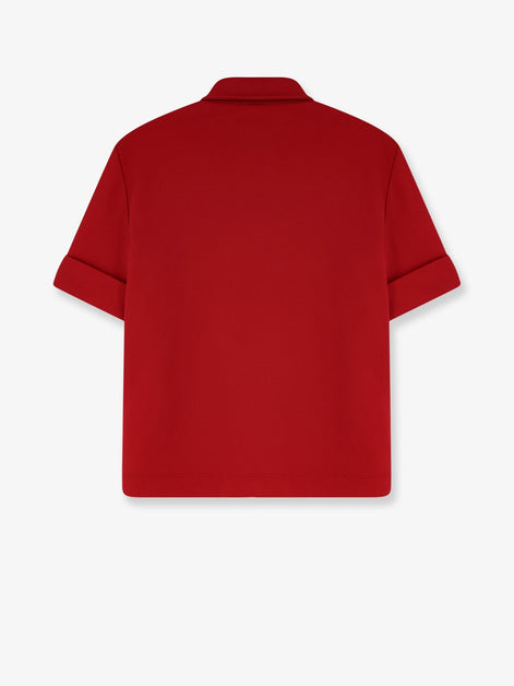 Miu Miu Polo Shirt with Lettering Logo patch