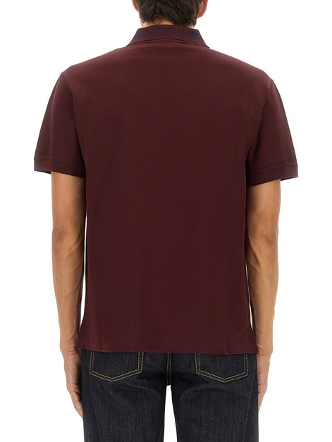Alexander Mcqueen POLO SHIRT WITH LOGO ON THE COLLAR