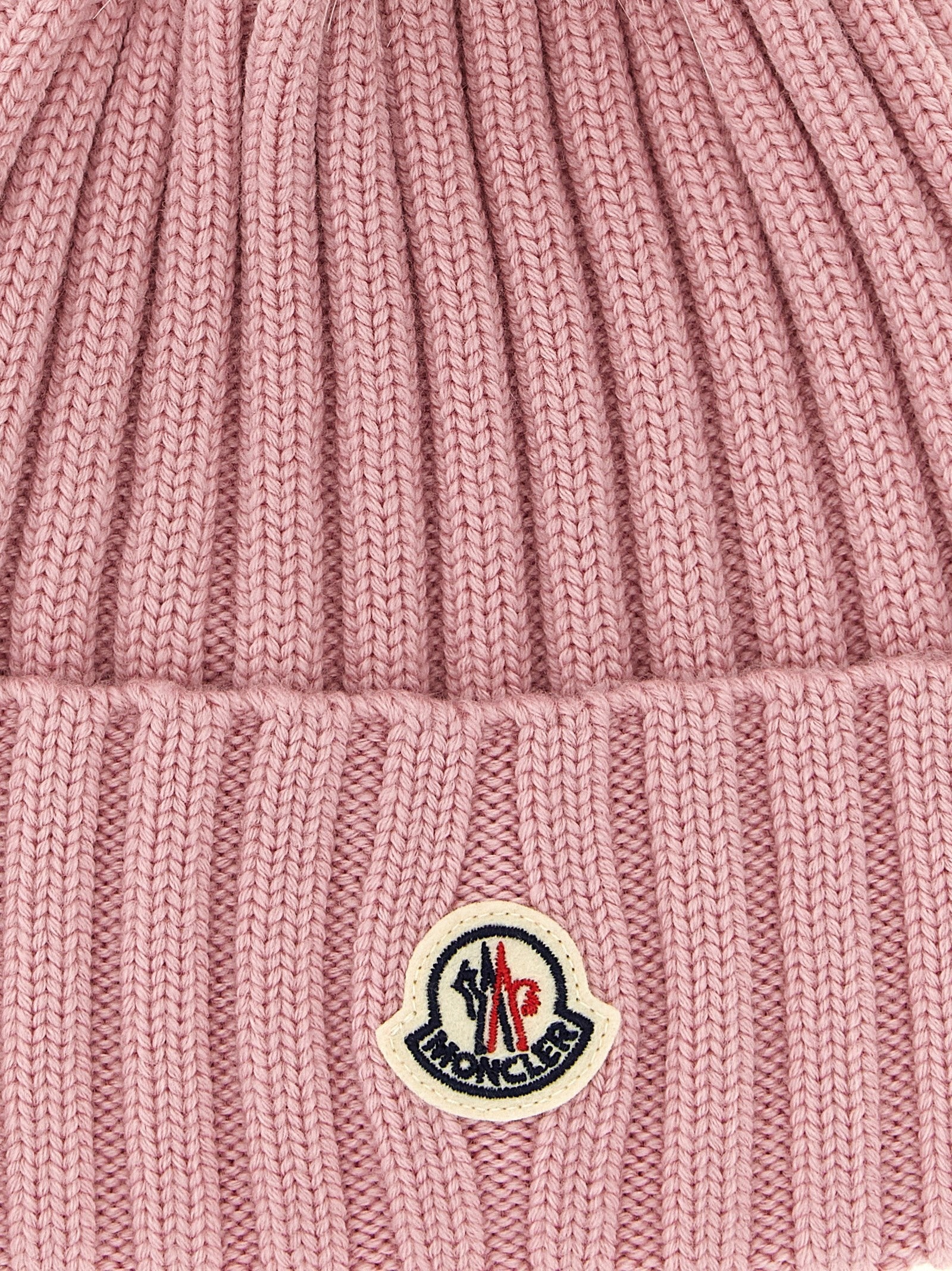 Pompon wool beanie