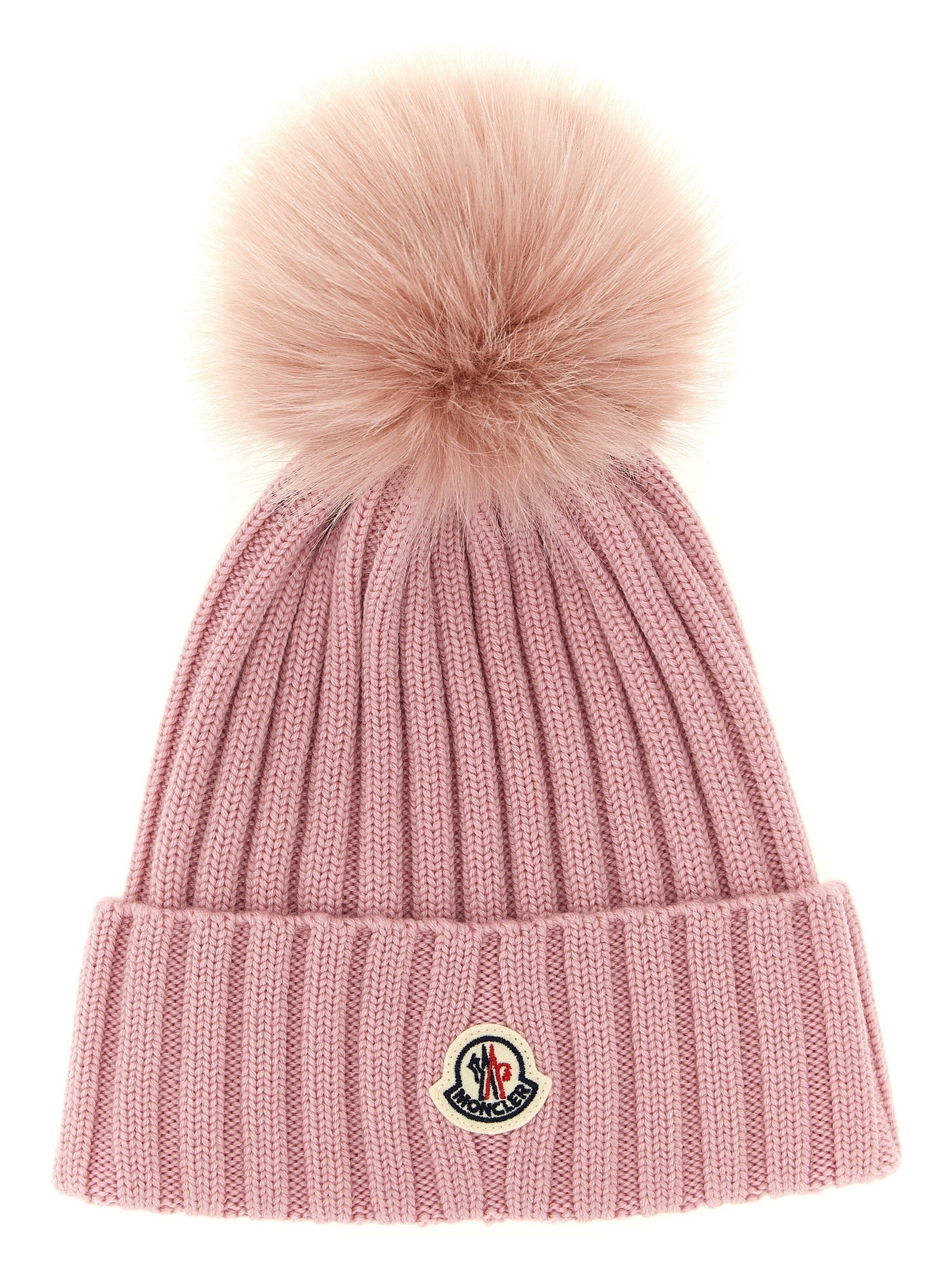 Pompon wool beanie