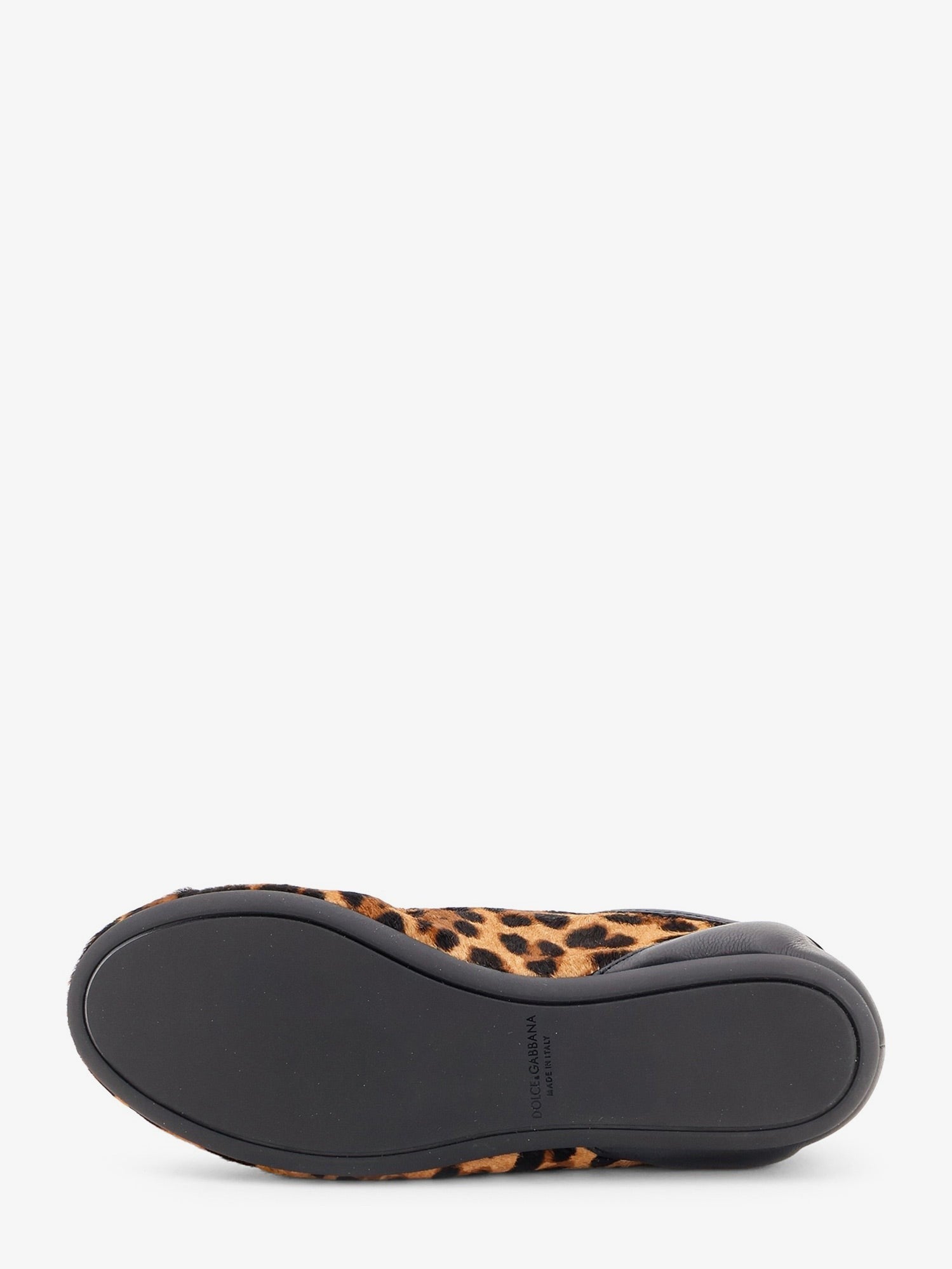Ponyskin sneakers with metal DG logo