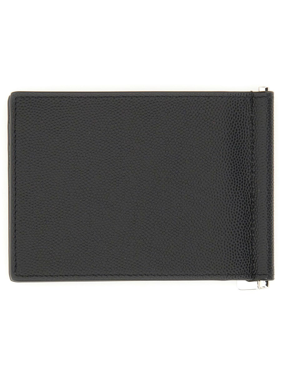 Saint Laurent PORTACARTE CON CLIP PER BANCONOTE