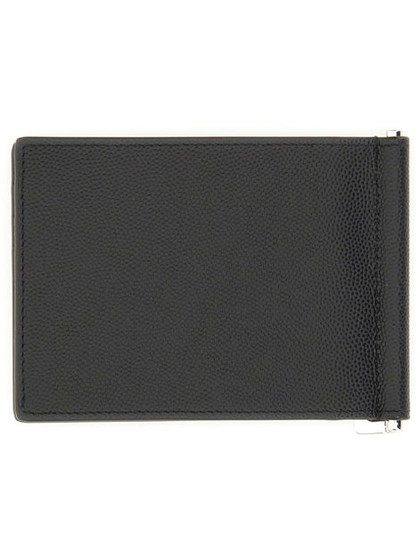 Saint Laurent PORTACARTE CON CLIP PER BANCONOTE