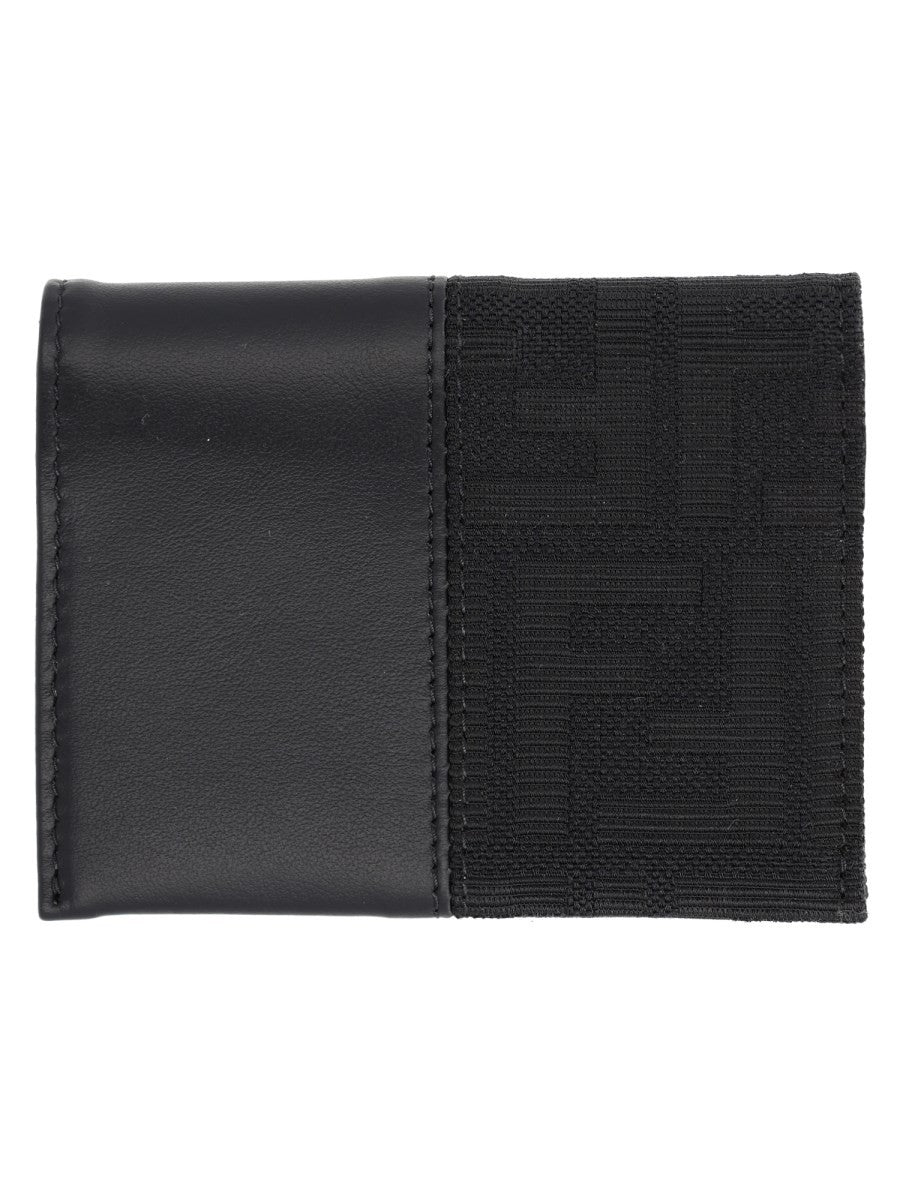 Fendi Portacarte FF con Fascia in Jacquard