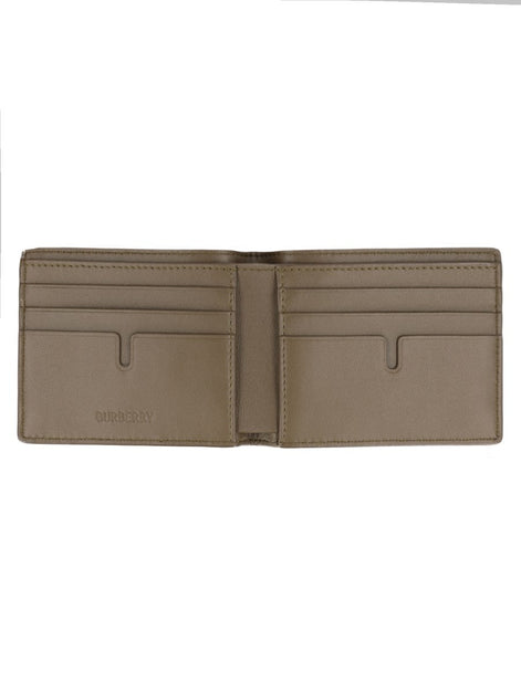 Burberry Portafoglio Bifold con Stampa Check