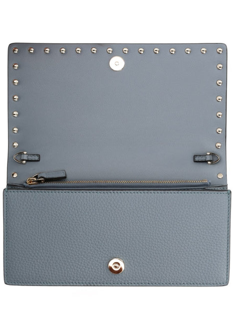 Valentino Garavani PORTAFOGLIO "ROCKSTUD" CON CATENA
