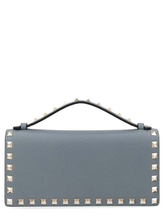 PORTAFOGLIO "ROCKSTUD" CON CATENA