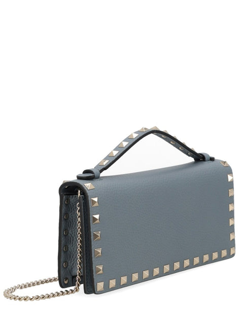 Valentino Garavani PORTAFOGLIO "ROCKSTUD" CON CATENA