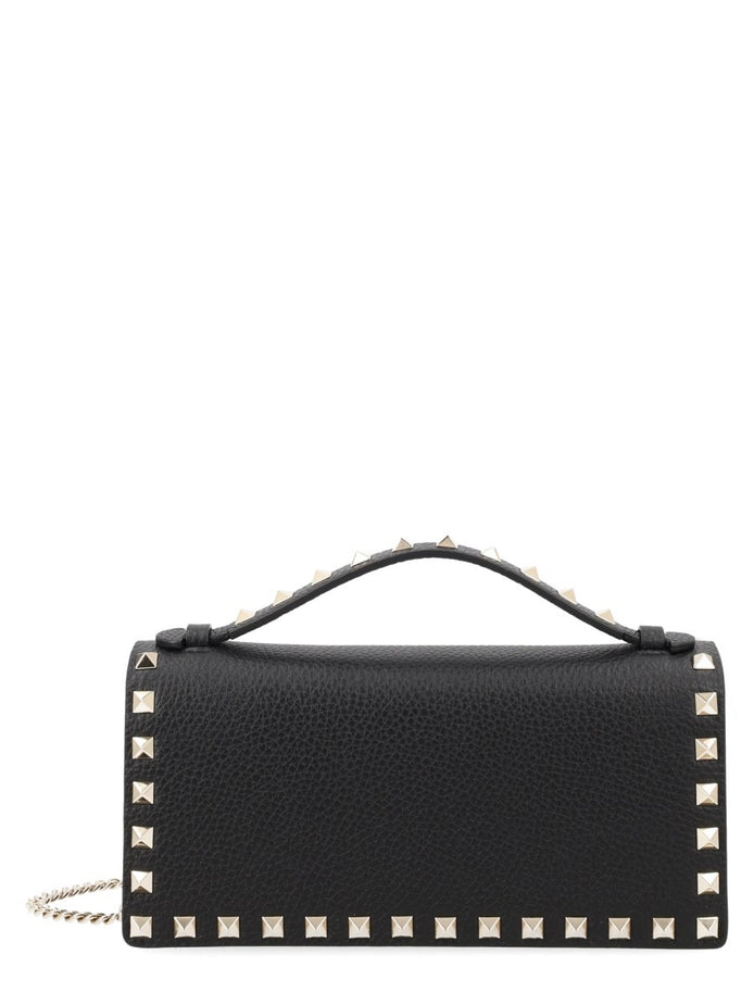 PORTAFOGLIO "ROCKSTUD" IN PELLE