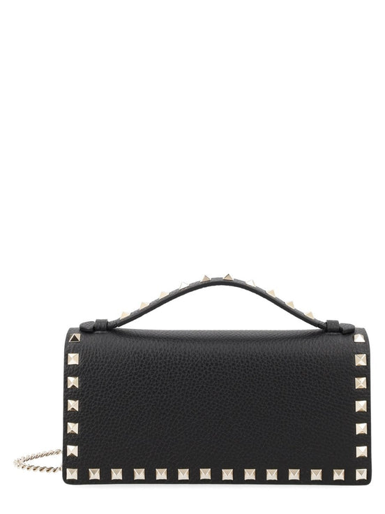 PORTAFOGLIO "ROCKSTUD" IN PELLE