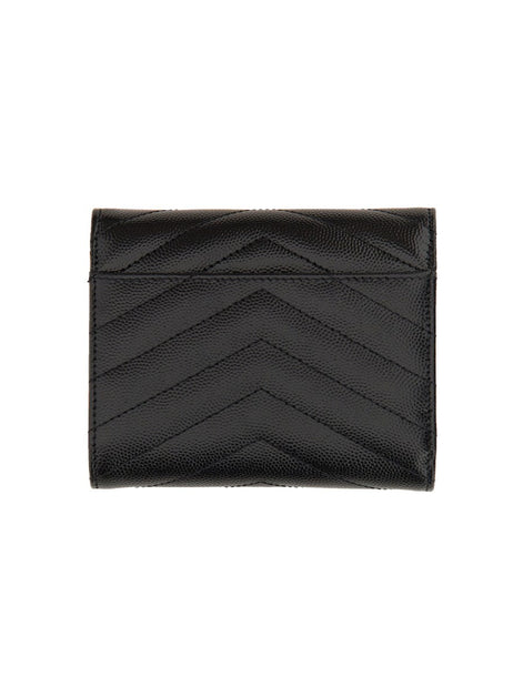 Saint Laurent Portafoglio Tri-Fold "Cassandre"