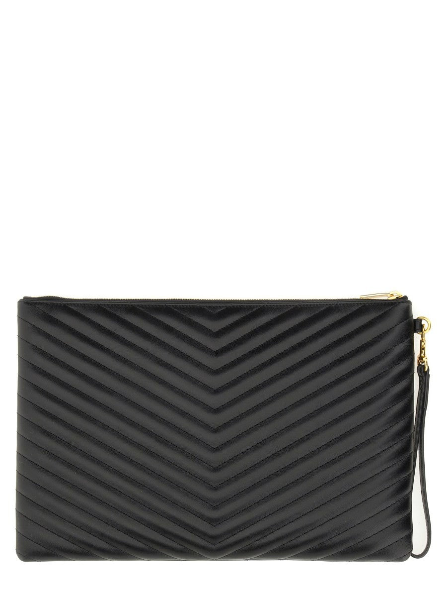 Saint Laurent POUCH CASSANDRE IN PELLE