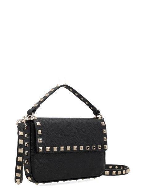 Valentino Garavani POUCH ROCKSTUD IN VITELLO GRANATO