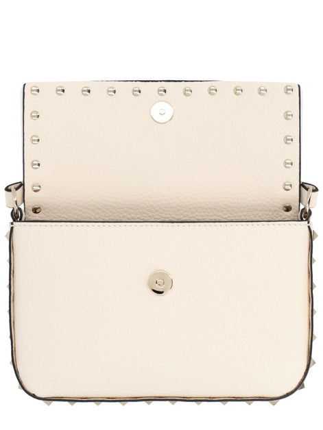 Valentino Garavani POUCH ROCKSTUD IN VITELLO GRANATO
