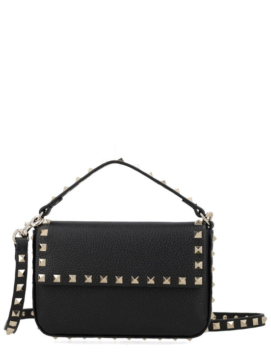 POUCH ROCKSTUD IN VITELLO GRANATO