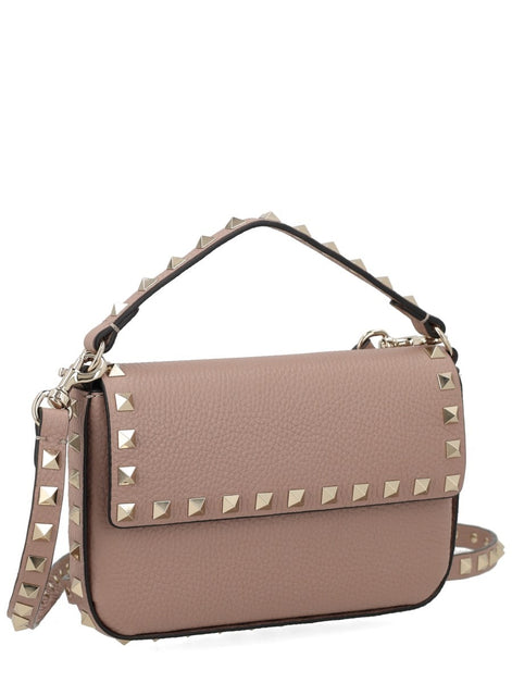 Valentino Garavani POUCH ROCKSTUD IN VITELLO GRANATO