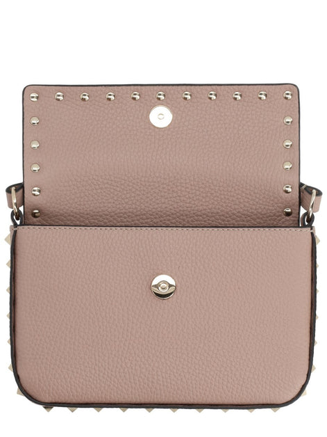Valentino Garavani POUCH ROCKSTUD IN VITELLO GRANATO