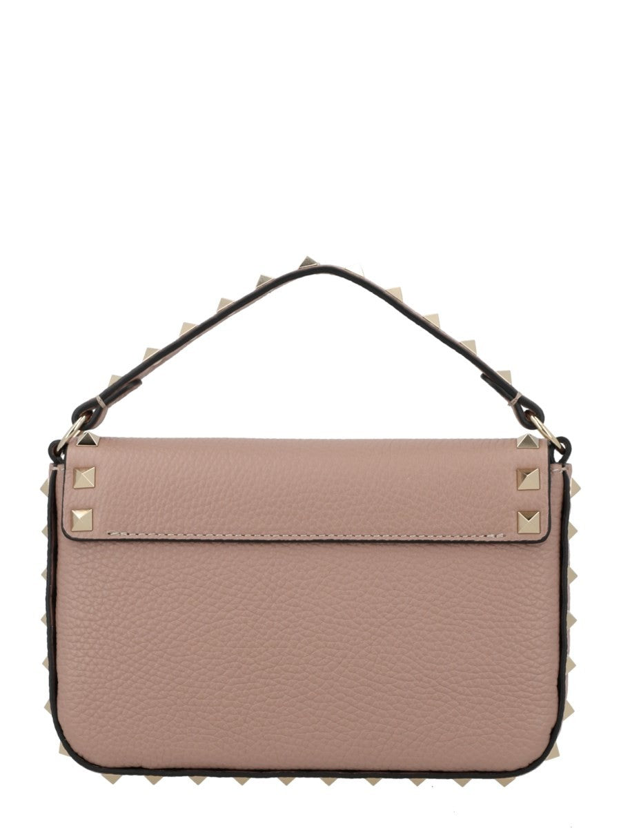 Valentino Garavani POUCH ROCKSTUD IN VITELLO GRANATO