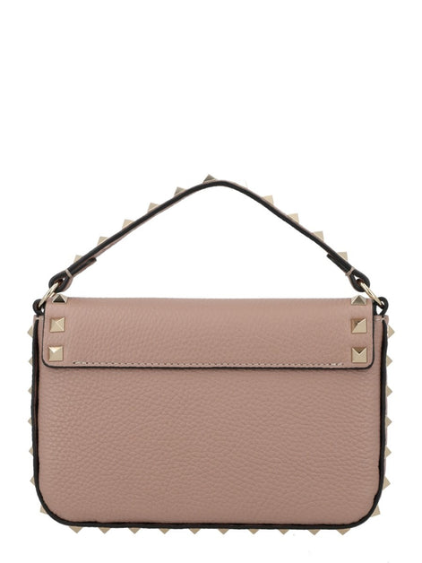 Valentino Garavani POUCH ROCKSTUD IN VITELLO GRANATO