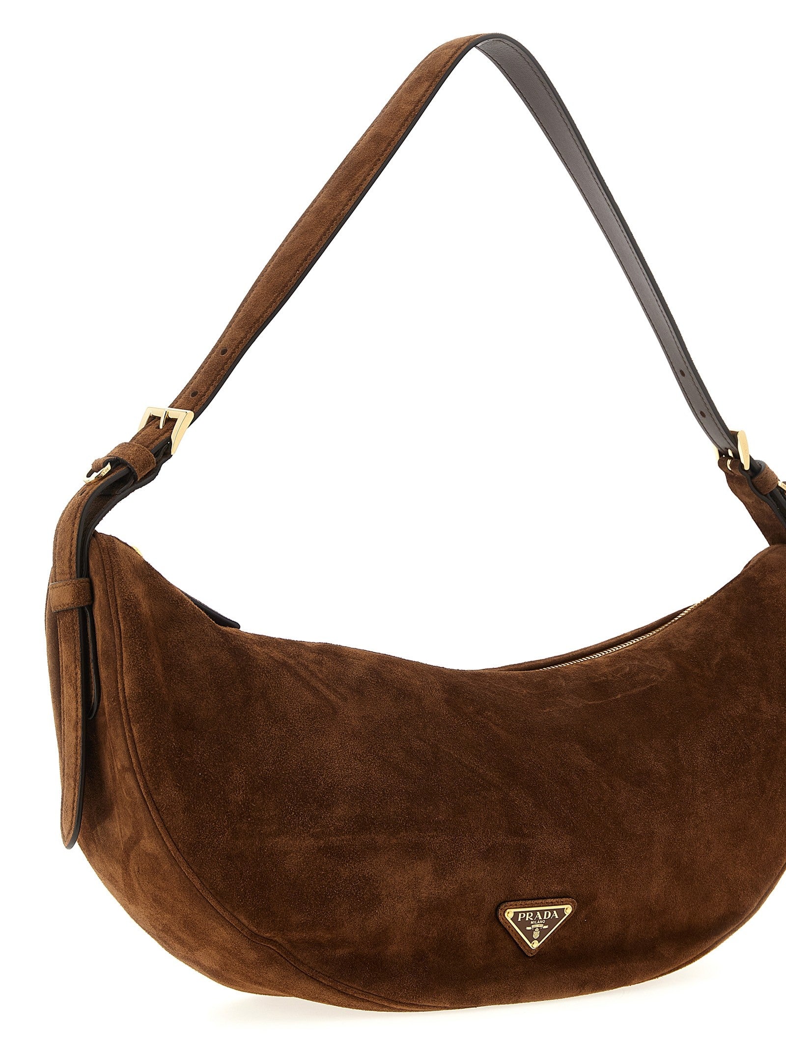 'Prada Demi-Lune' large shoulder bag