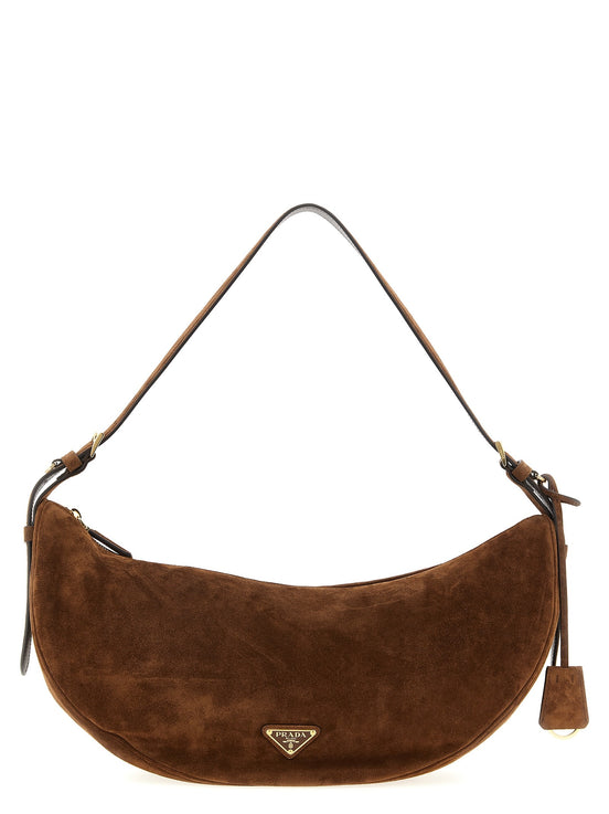 'Prada Demi-Lune' large shoulder bag