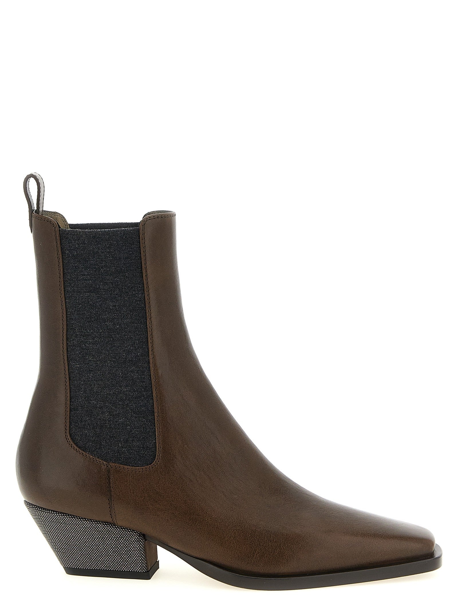 'Precious Heel' ankle boots