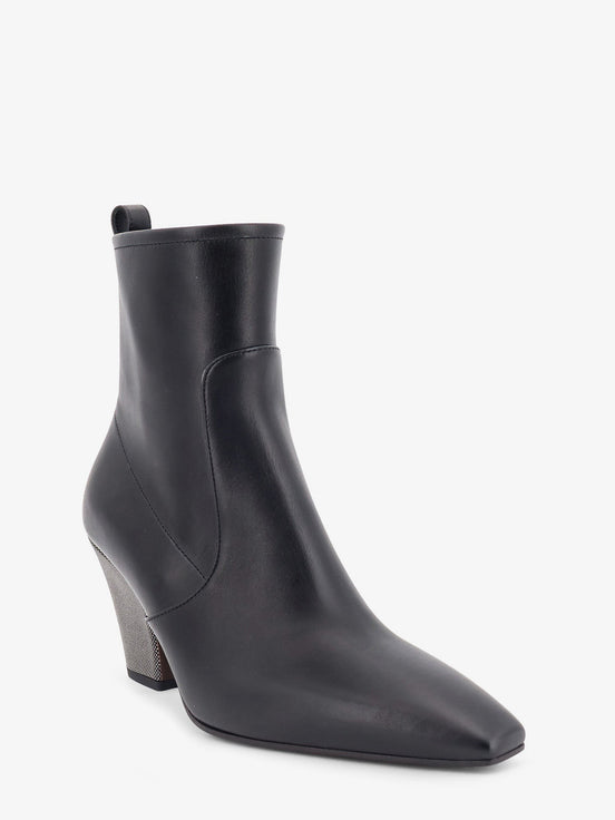 Precious Heel leather ankle boots