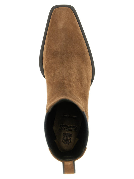 Brunello Cucinelli 'Precious Loop Detail' ankle boots