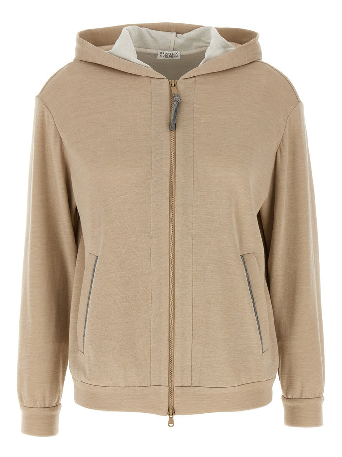 'Precious Zipper Pull' hoodie