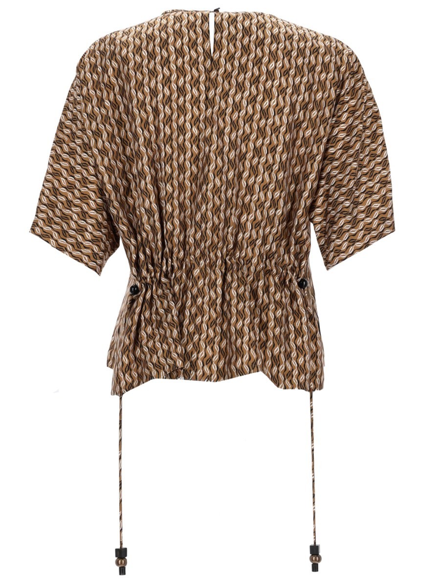Max Mara PRINTED SILK BLOUSE