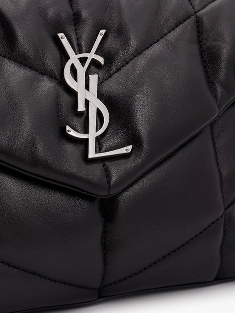 Saint Laurent Puffer matelassé leather crossbody bag