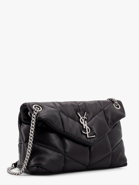 Saint Laurent Puffer matelassé leather crossbody bag