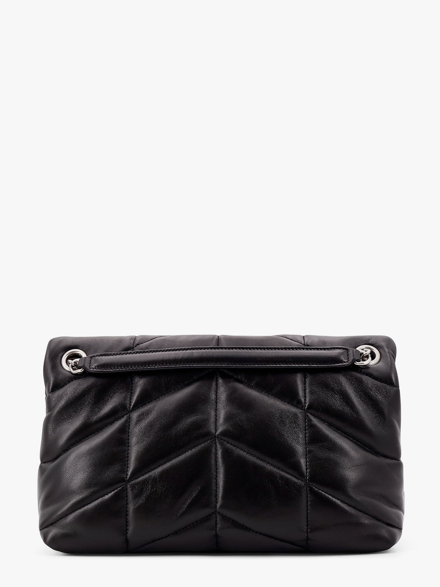 Saint Laurent Puffer matelassé leather crossbody bag