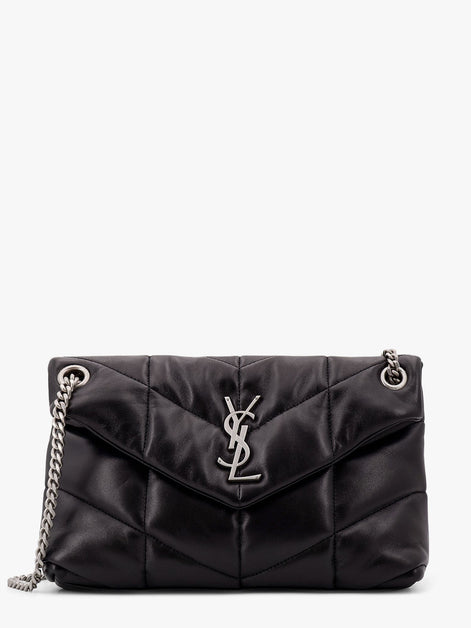 Puffer matelassé leather crossbody bag