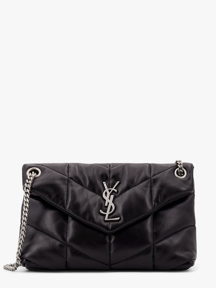 Puffer matelassé leather crossbody bag